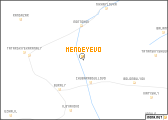 map of Mendeyevo