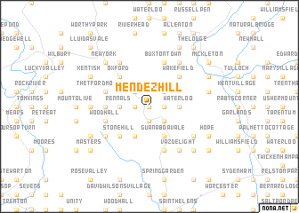 map of Mendez Hill