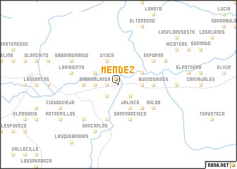 map of Méndez