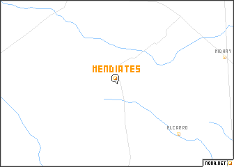 map of Mendiates