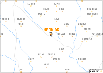 map of Mendīda