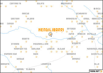 map of Mendilibarri