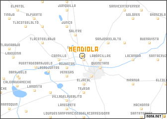 map of Mendiola