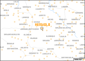 map of Mendiola