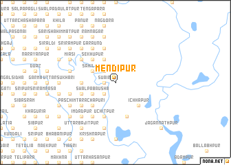 map of Mendipur