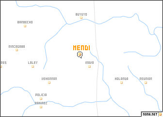 map of Mendi