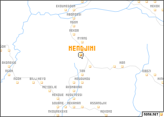 map of Mendjimi
