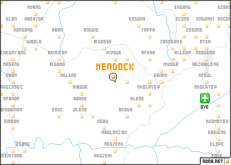 map of Mendock