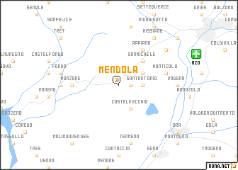 map of Mendola