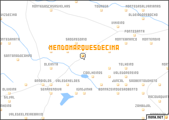 map of Mendo Marques de Cima