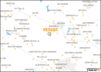 map of Mendon