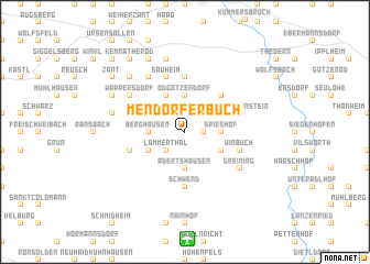 map of Mendorferbuch