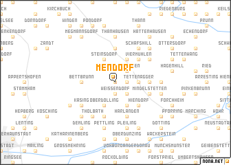 map of Mendorf