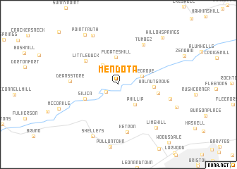 map of Mendota