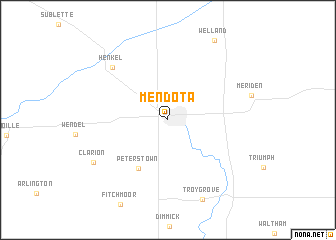 map of Mendota