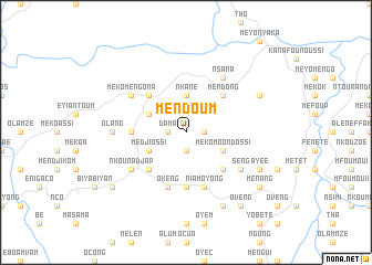 map of Mendoum
