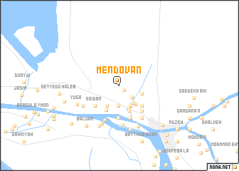 map of Mendovān