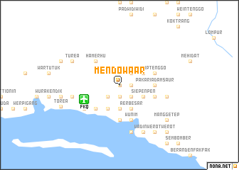 map of Mendo-waar