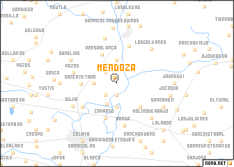 map of Mendoza