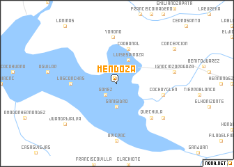 map of Mendoza