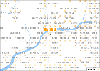 map of Mendo