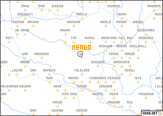 map of Mendo