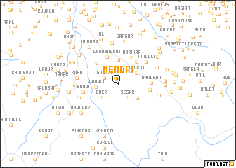 map of Mendri