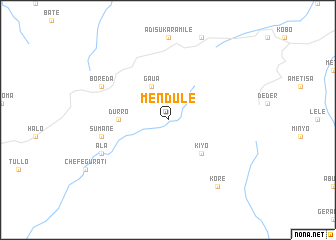 map of Mendulē