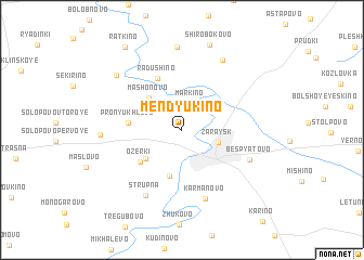 map of Mendyukino