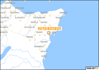 map of Menebonbon