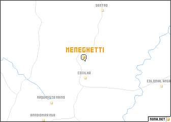 map of Meneghetti