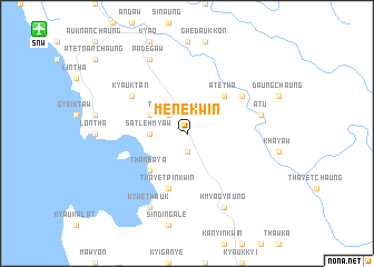 map of Mene-kwin