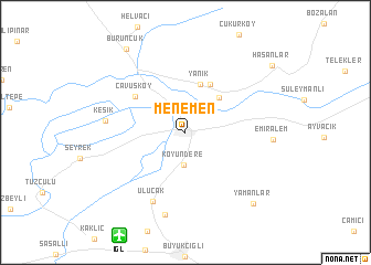 map of Menemen