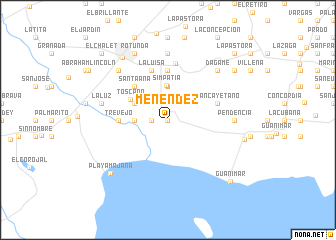 map of Menéndez