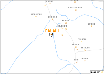 map of Ménéni