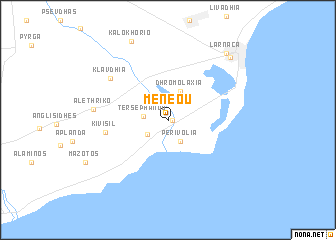 map of Meneou