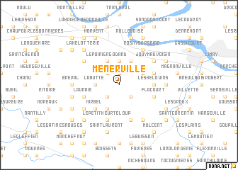 map of Ménerville