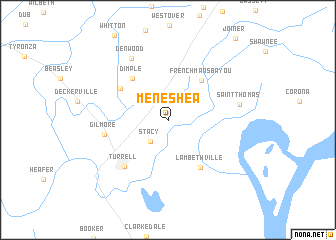 map of Meneshea