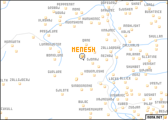 map of Mënësh