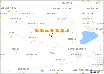 map of Ménesjárásdůlő