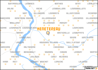 map of Ménétereau