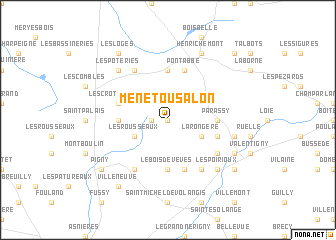 map of Menetou-Salon