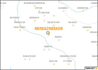 map of Meneuz-Moskva