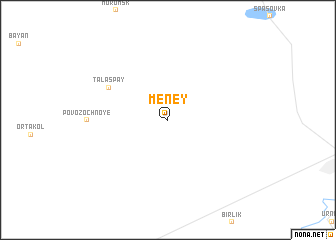 map of Meney