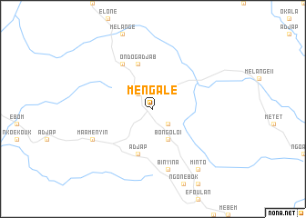 map of Mengalé