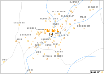 map of Mengal