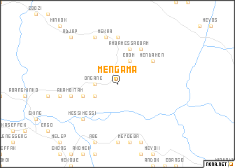 map of Mengama