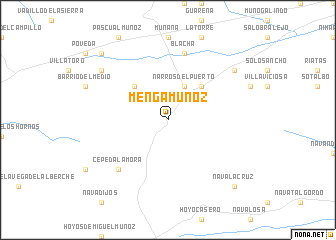 map of Mengamuñoz