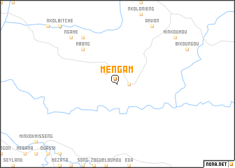 map of Mengam