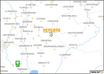 map of Mengana